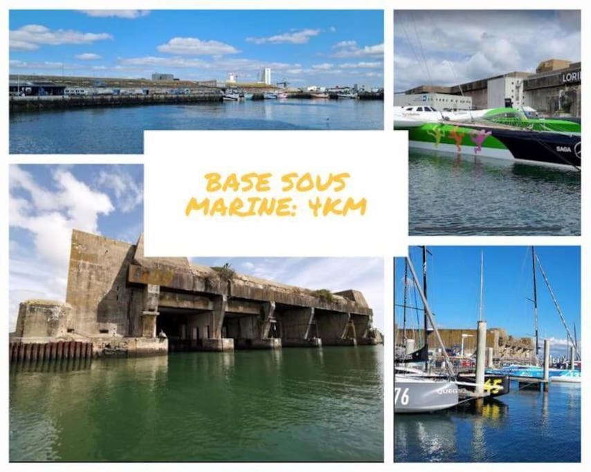 Studio Lorient Proche Centre Gare Wifi Netflix Bagian luar foto