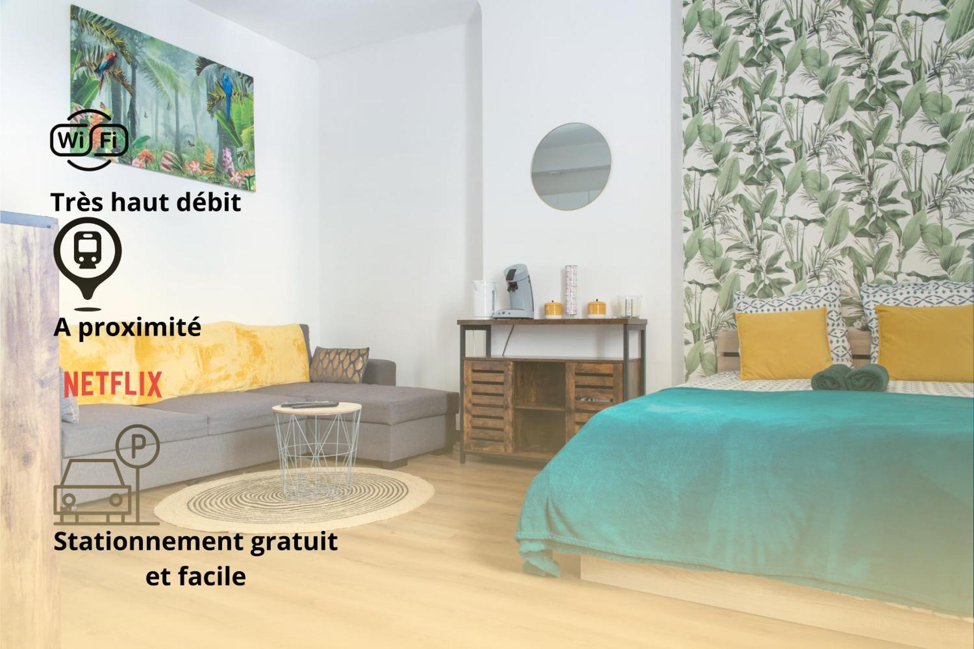 Studio Lorient Proche Centre Gare Wifi Netflix Bagian luar foto
